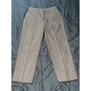 Vintage L.L. Bean Wool And Silk Trouser‎ Pants Size 14 - 28 PET